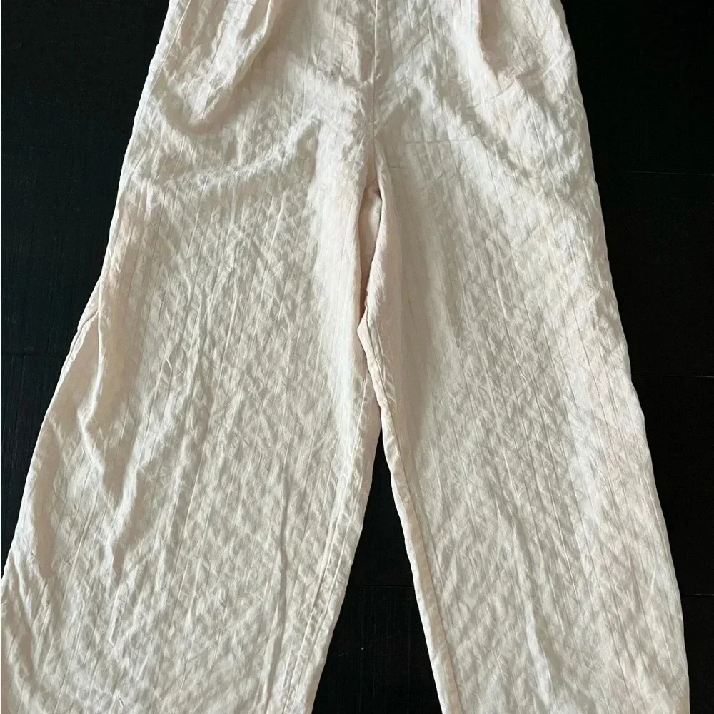 Lace up back Jumpsuit Summer ASOS DESIGN wide leg - Picture 4 of 6